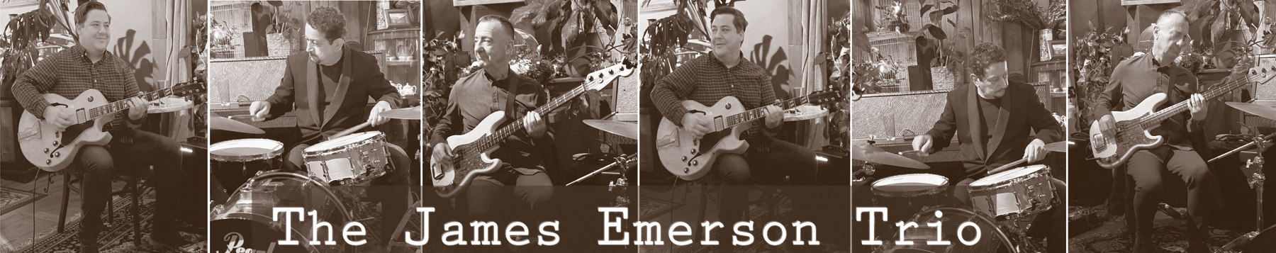 The James Emerson Trio James Emerson - guitar, Osama Moustafa - drums, Geoff Rosenberg - electric bass